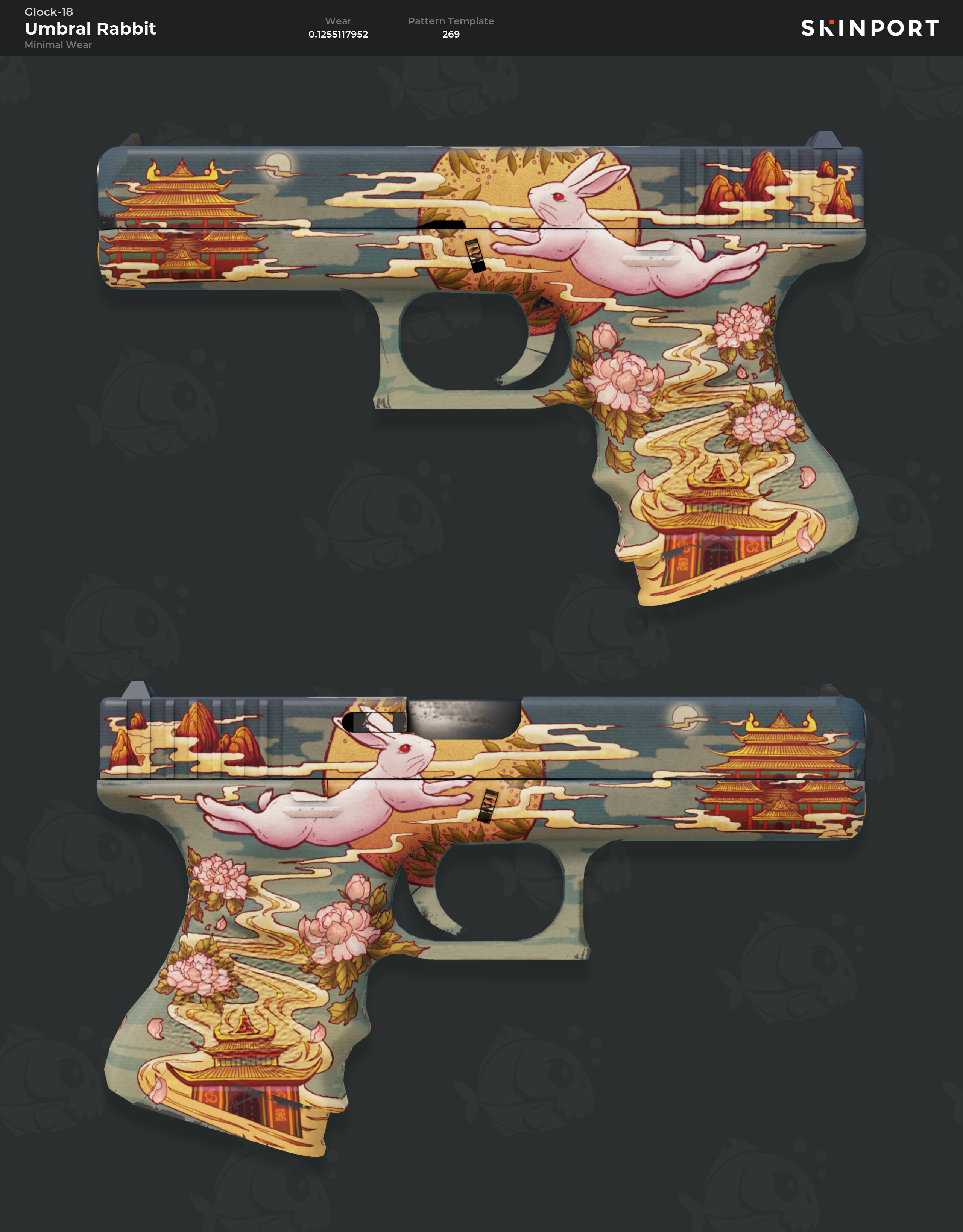 Glock-18 | Umbral Rabbit (Minimal Wear) - Counter-Strike 2 - Skinport
