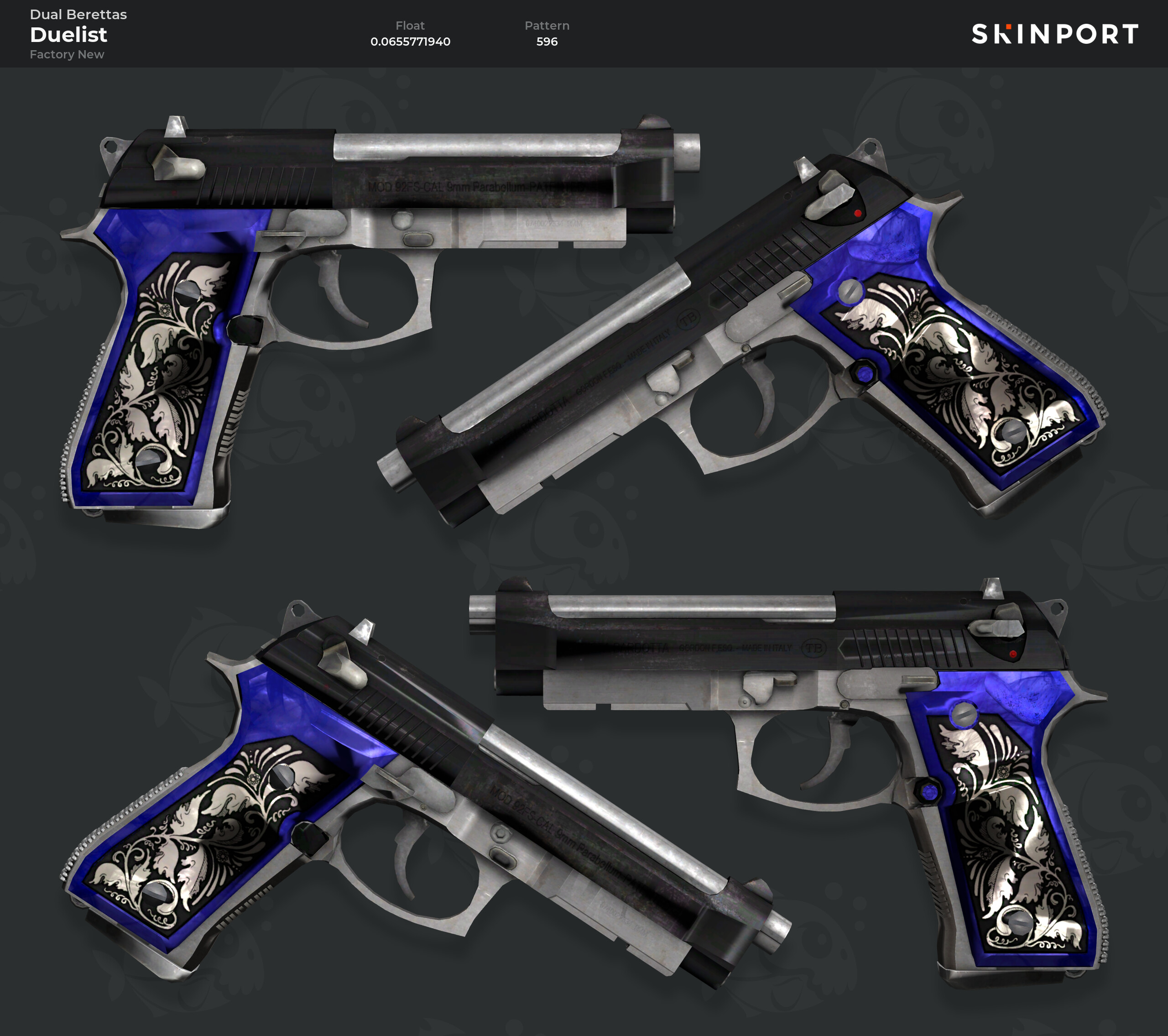 Dual Berettas Stained cs go skin download the new version for windows