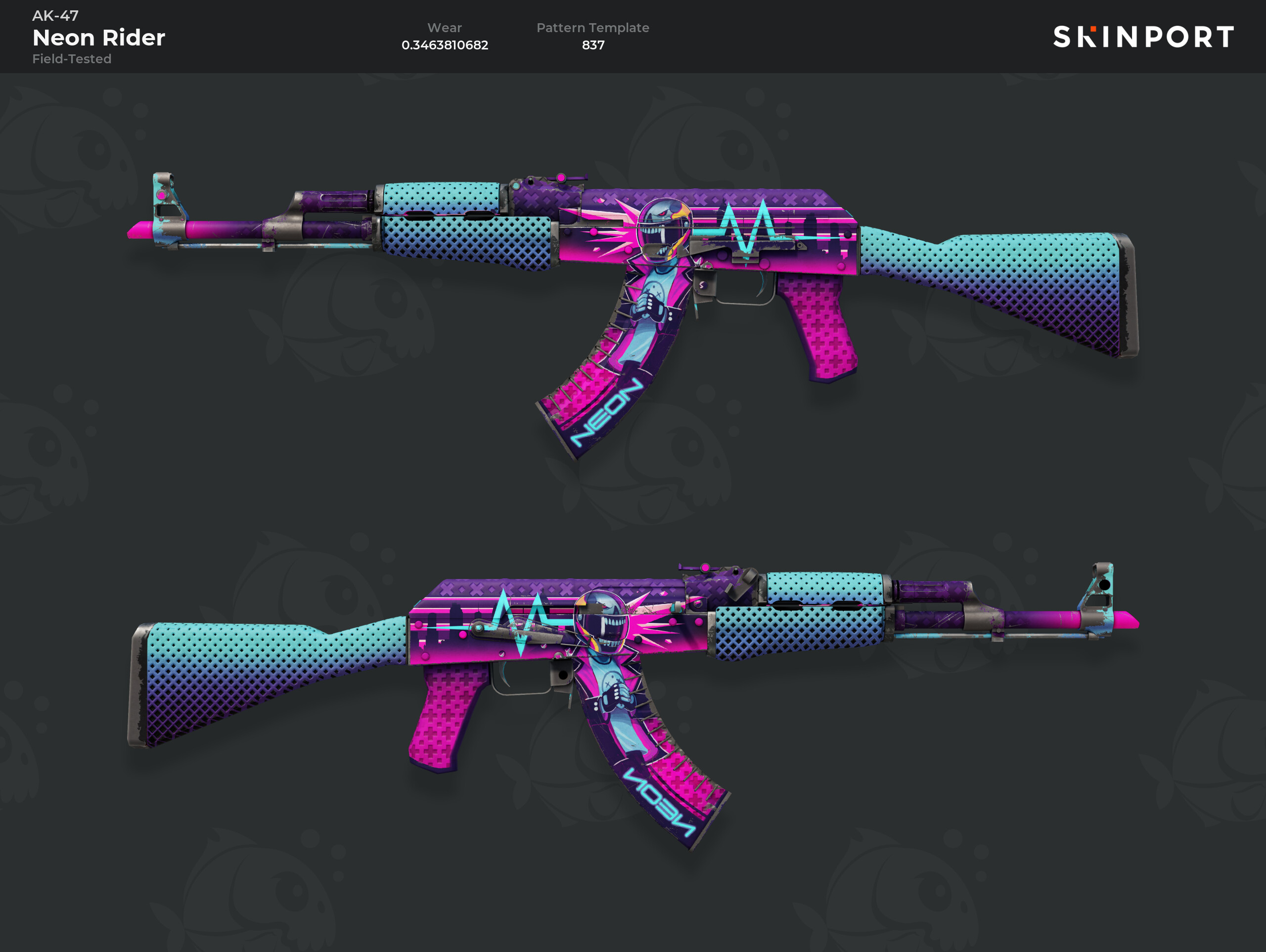 Neon Rider Ak Field Tested AK-47 | Neon Rider (Field-Tested) - Counter-Strike 2 - Skinport