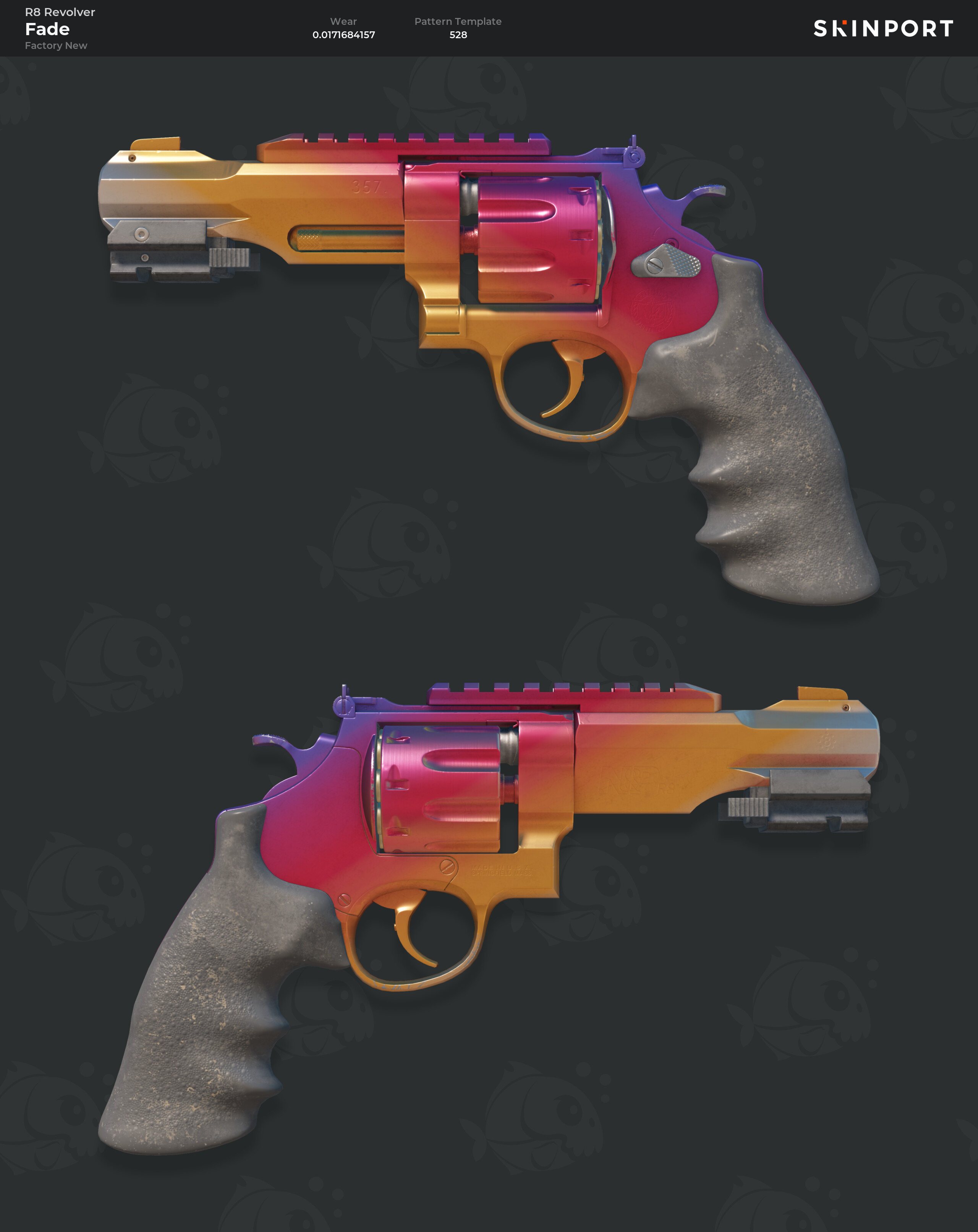 R8 Revolver | Fade (Factory New) - Counter-Strike 2 - Skinport