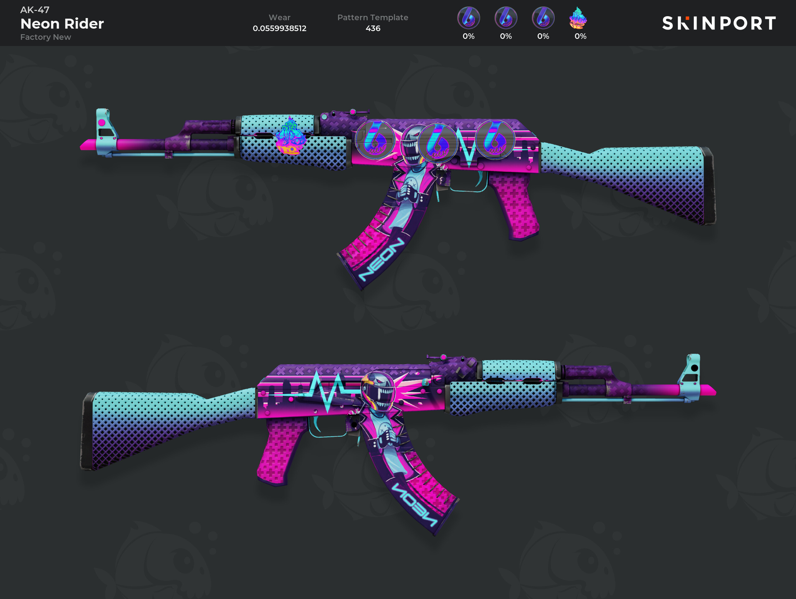 AK-47 | Neon Rider (Factory New) - Counter-Strike 2 - Skinport