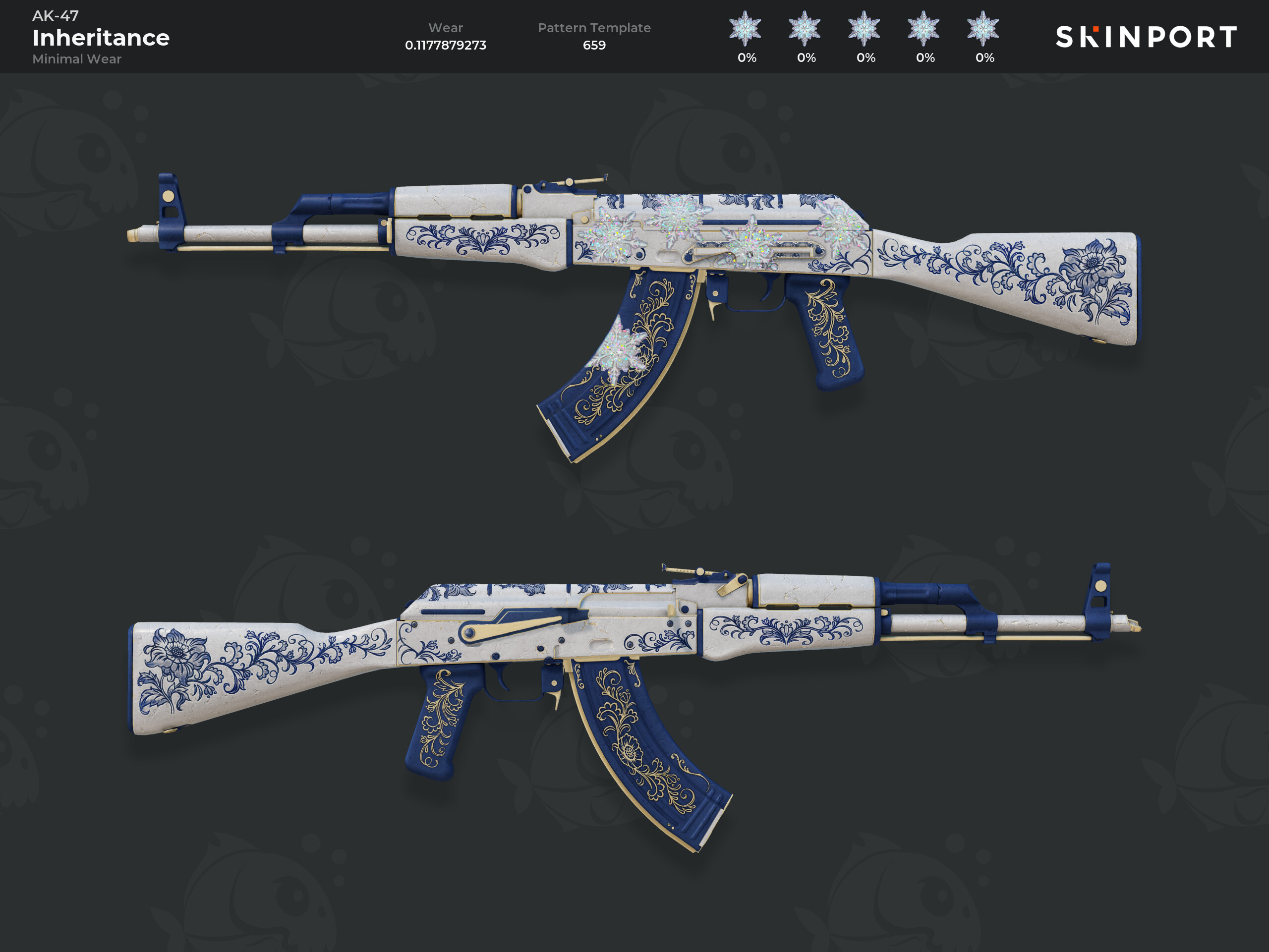 AK-47 | Inheritance (Minimal Wear) - Counter-Strike 2 - Skinport