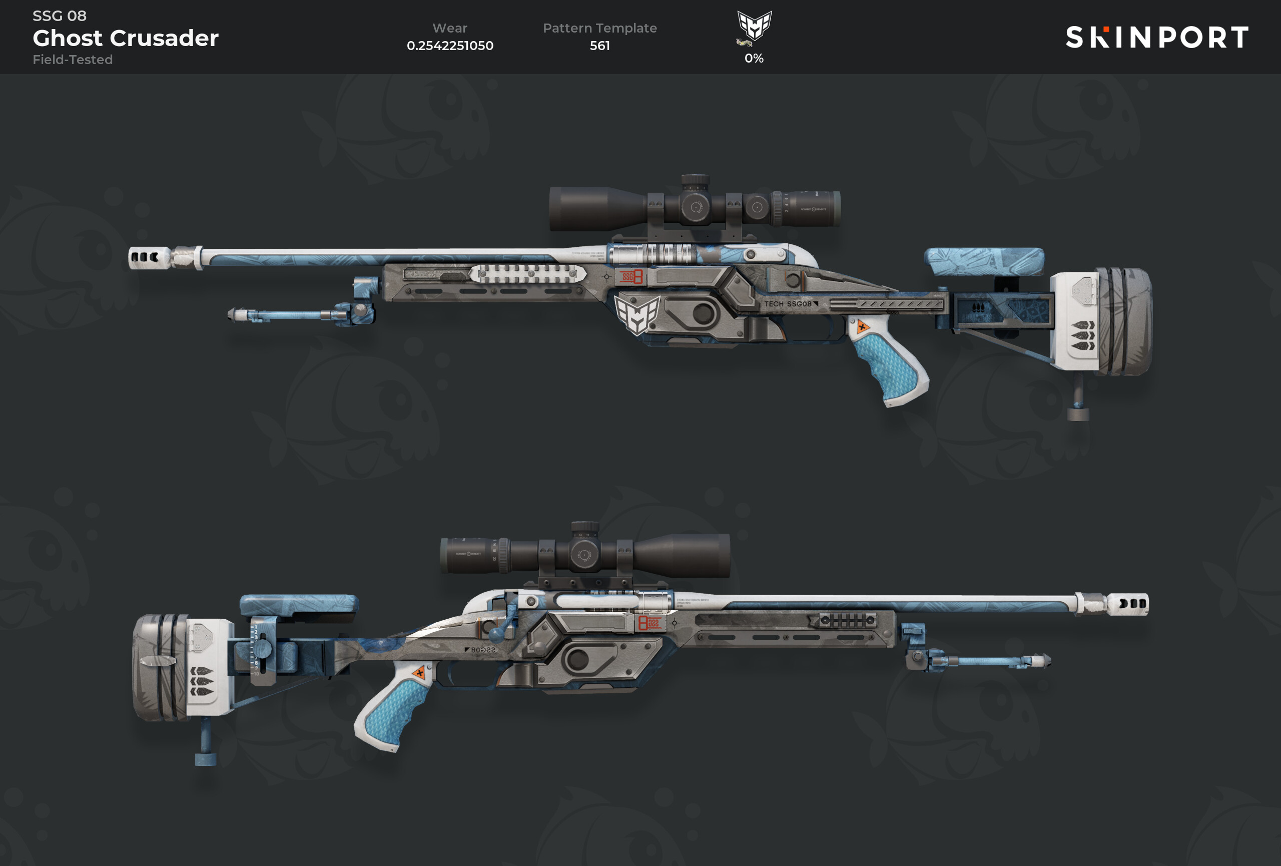 SSG 08 Ghost Crusader Field Tested Counter Strike 2 Skinport SSG 08 Ghost Crusader Field Tested Counter Strike 2 Skinport