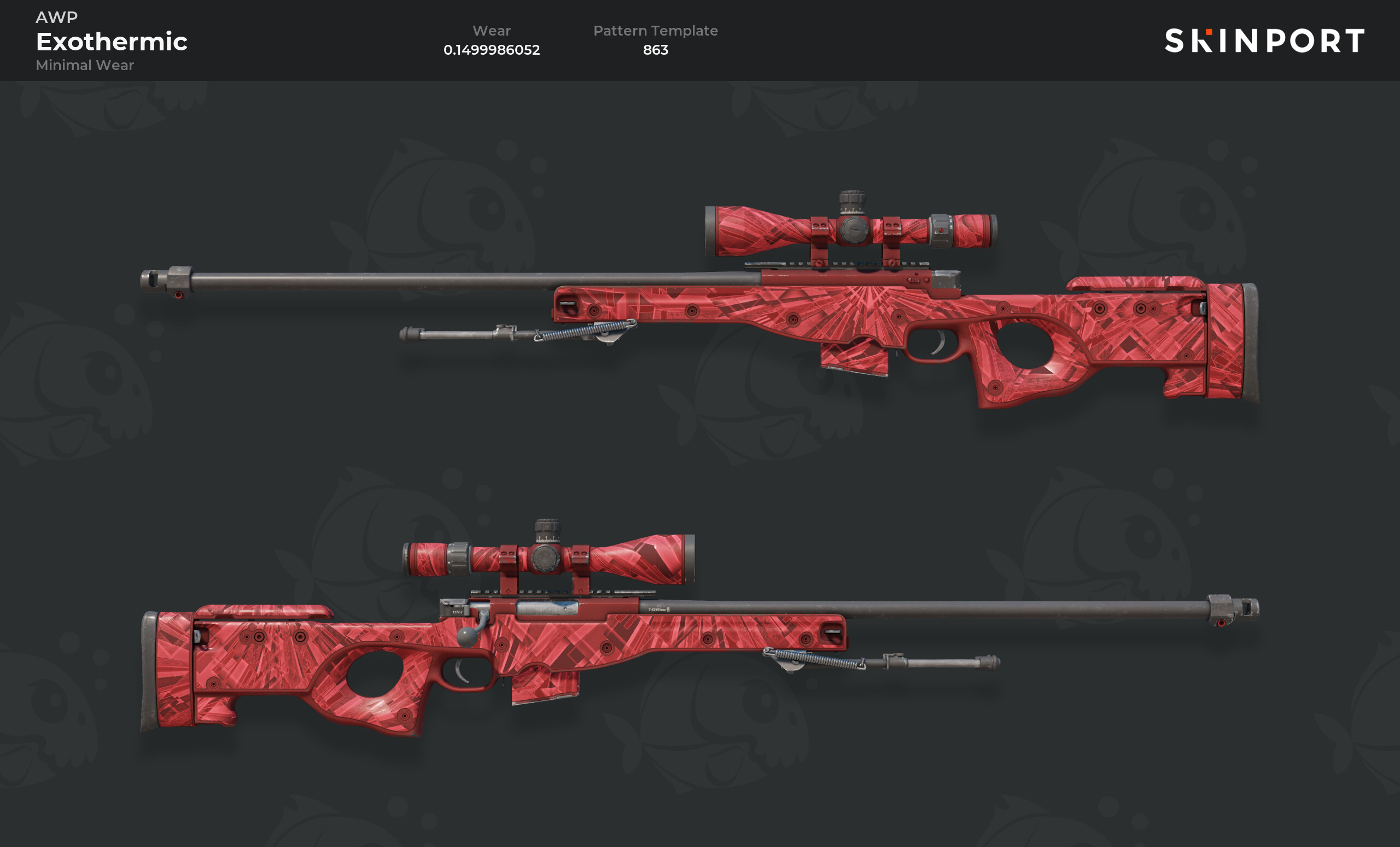 AWP | Exothermic (Minimal Wear) - Counter-Strike 2 - Skinport