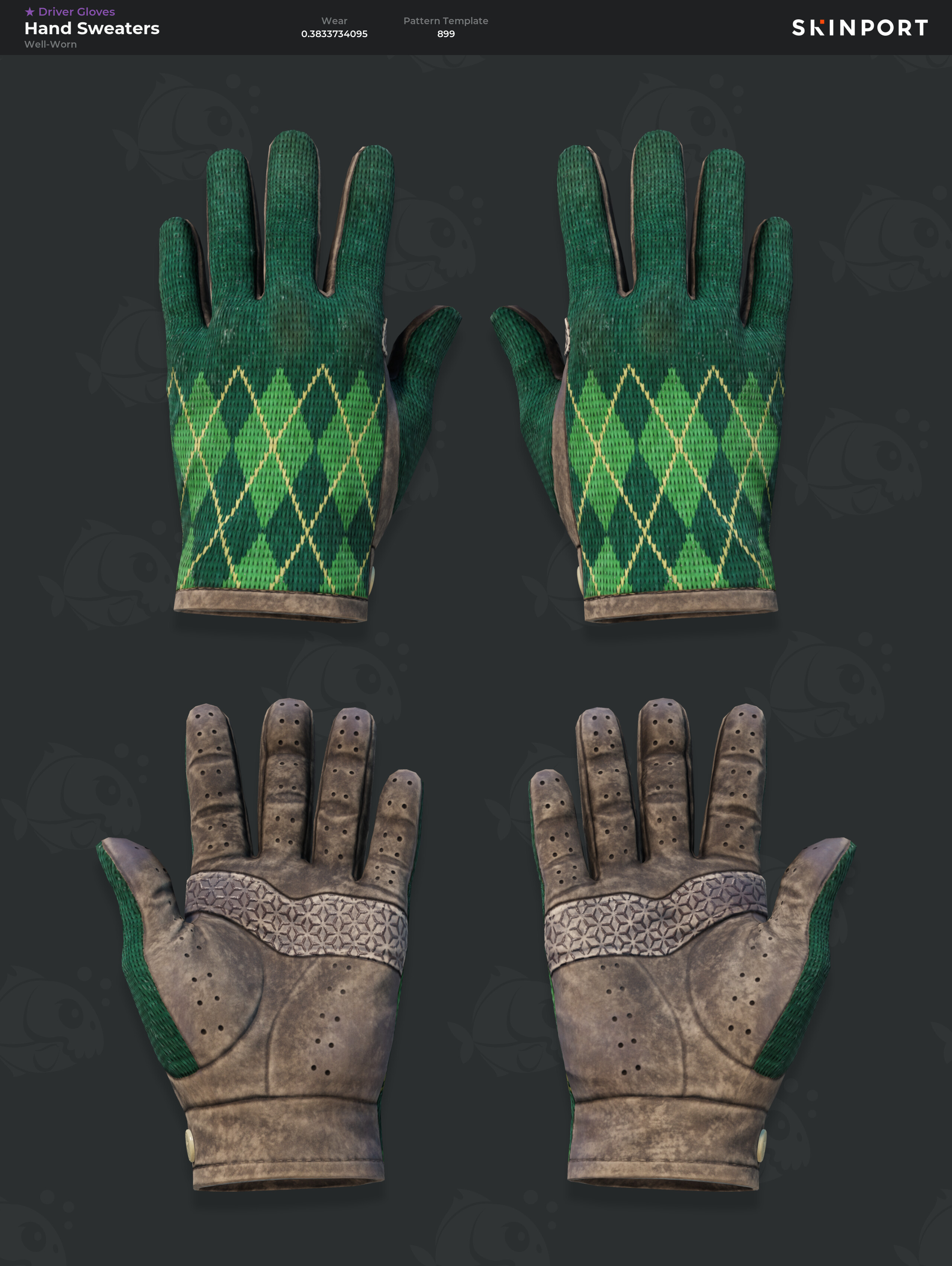 Driver Gloves | Hand Sweaters (Well-Worn) - Counter-Strike 2 - Skinport