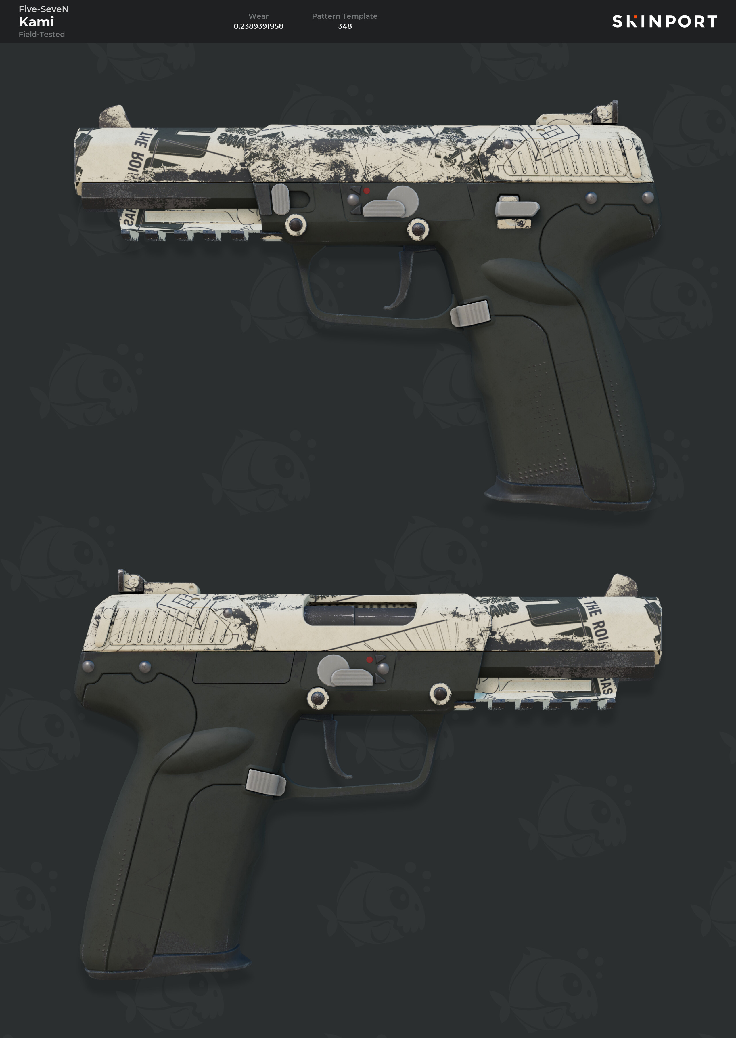 Five-SeveN | Kami (Field-Tested) - Counter-Strike 2 - Skinport