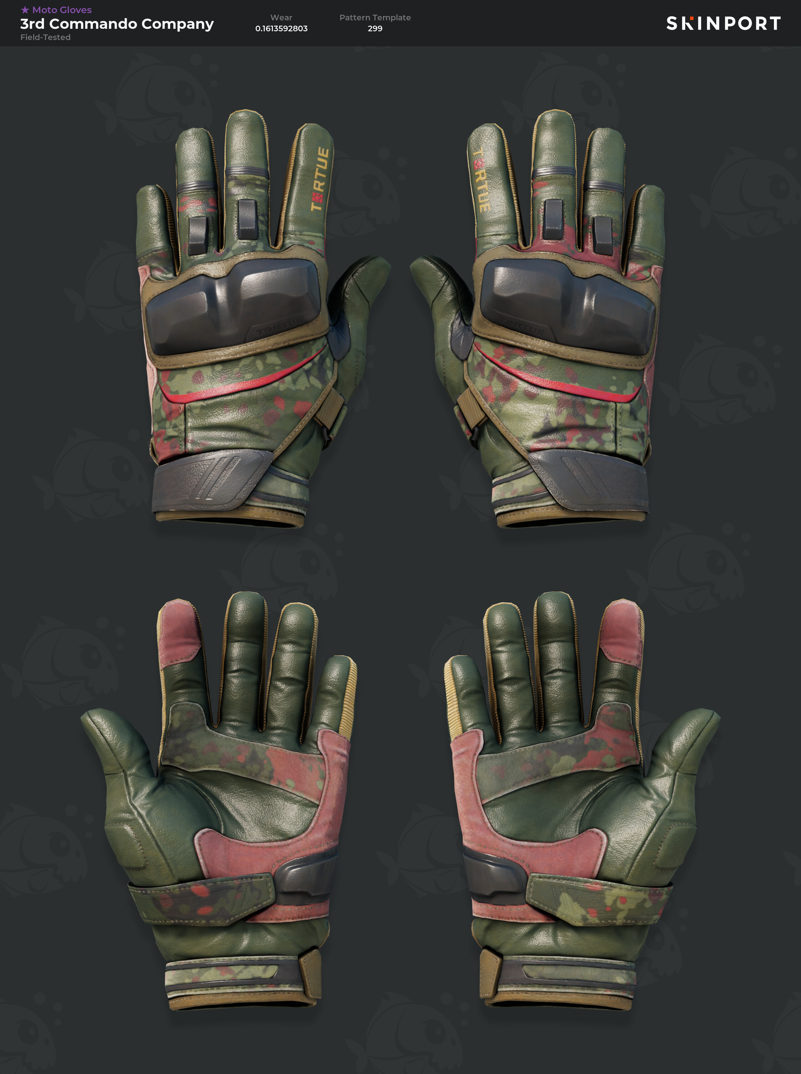 Comm Commandos Moto Gloves | 3rd Commando Company (Field-Tested) - Counter-Strike 2 ...