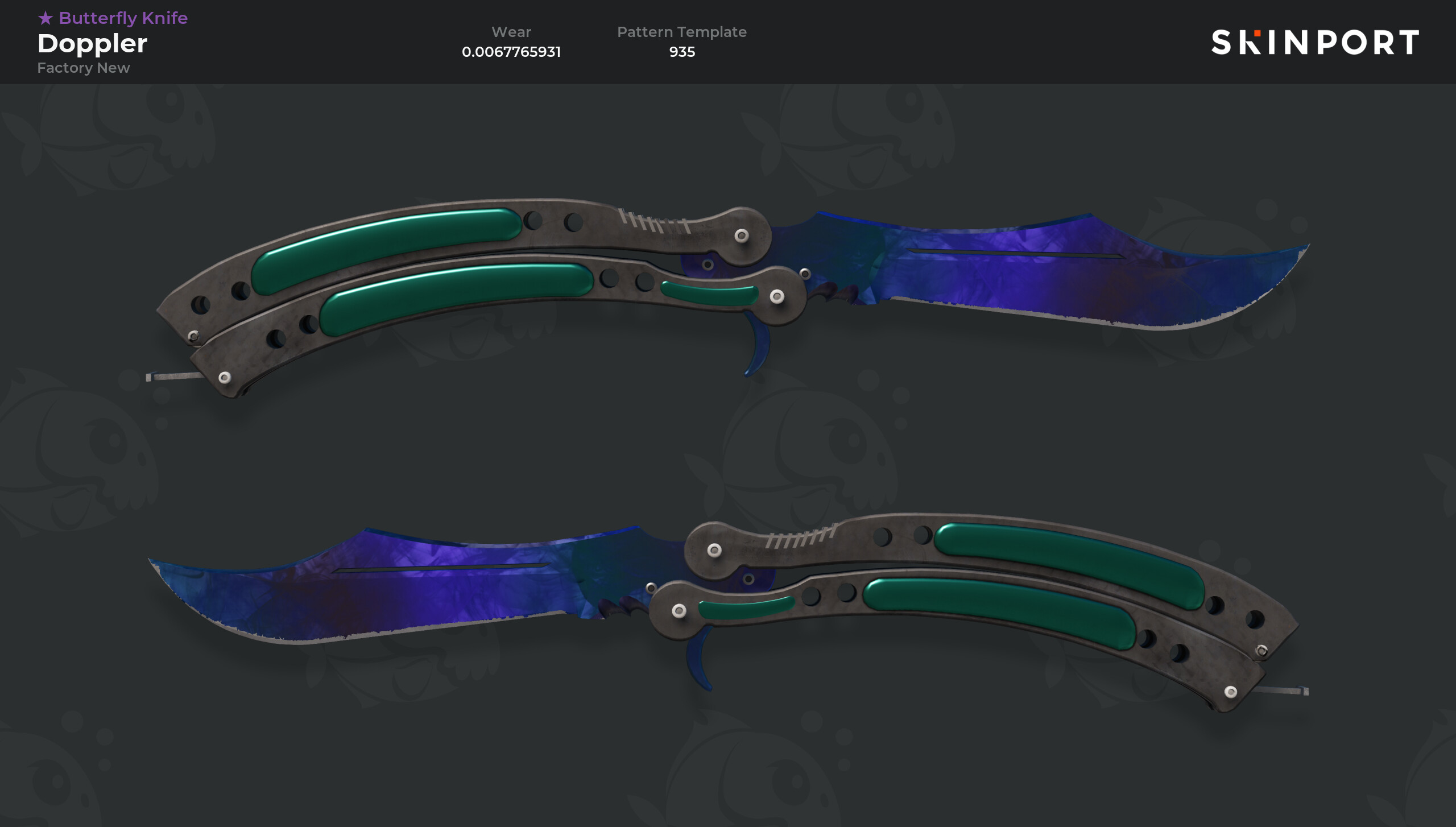 Butterfly Knife | Doppler (Factory New) - Counter-Strike 2 - Skinport