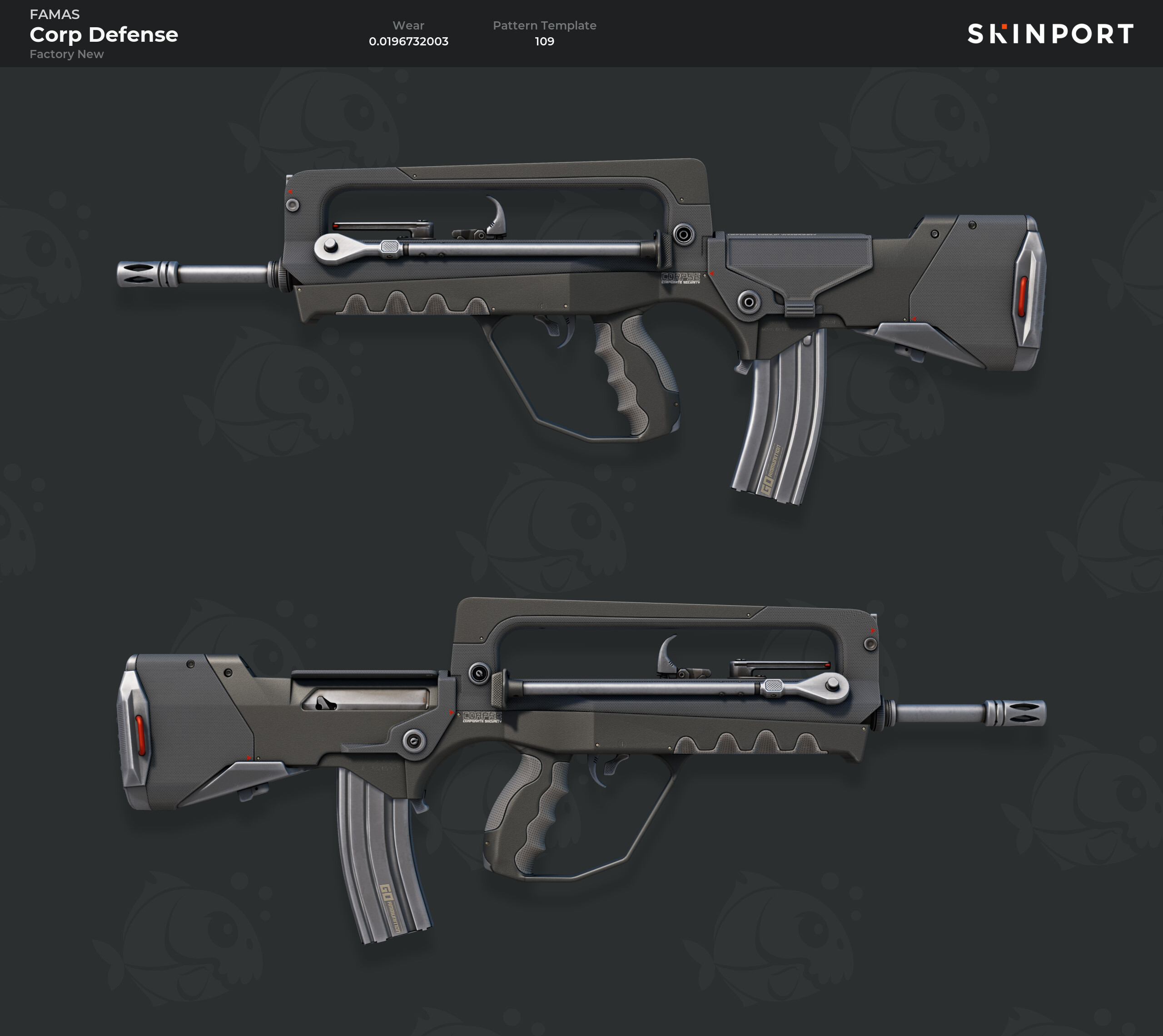 FAMAS | Corp Defense (Factory New) - Counter-Strike 2 - Skinport