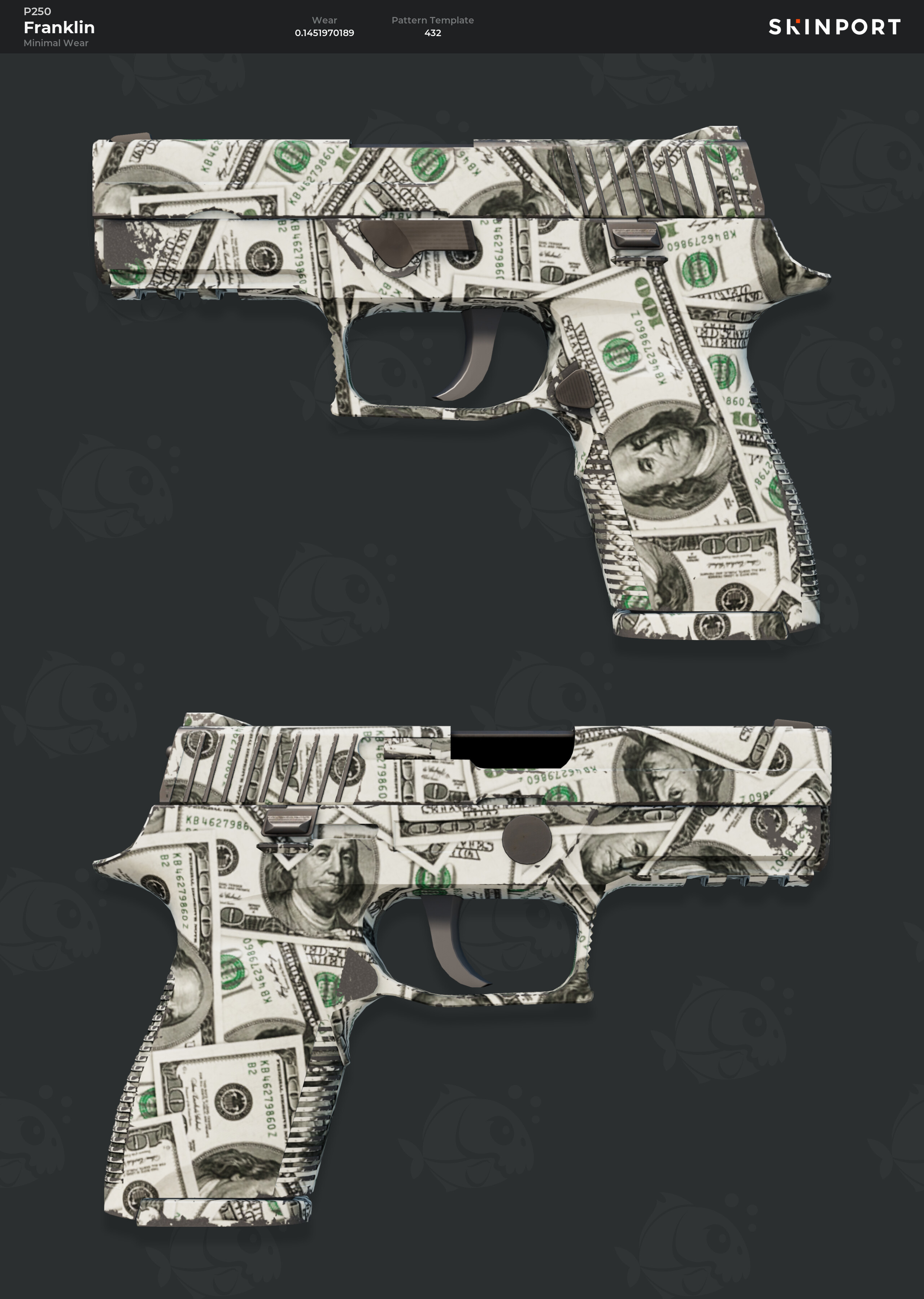 P250 | Franklin (Minimal Wear) - Counter-Strike 2 - Skinport
