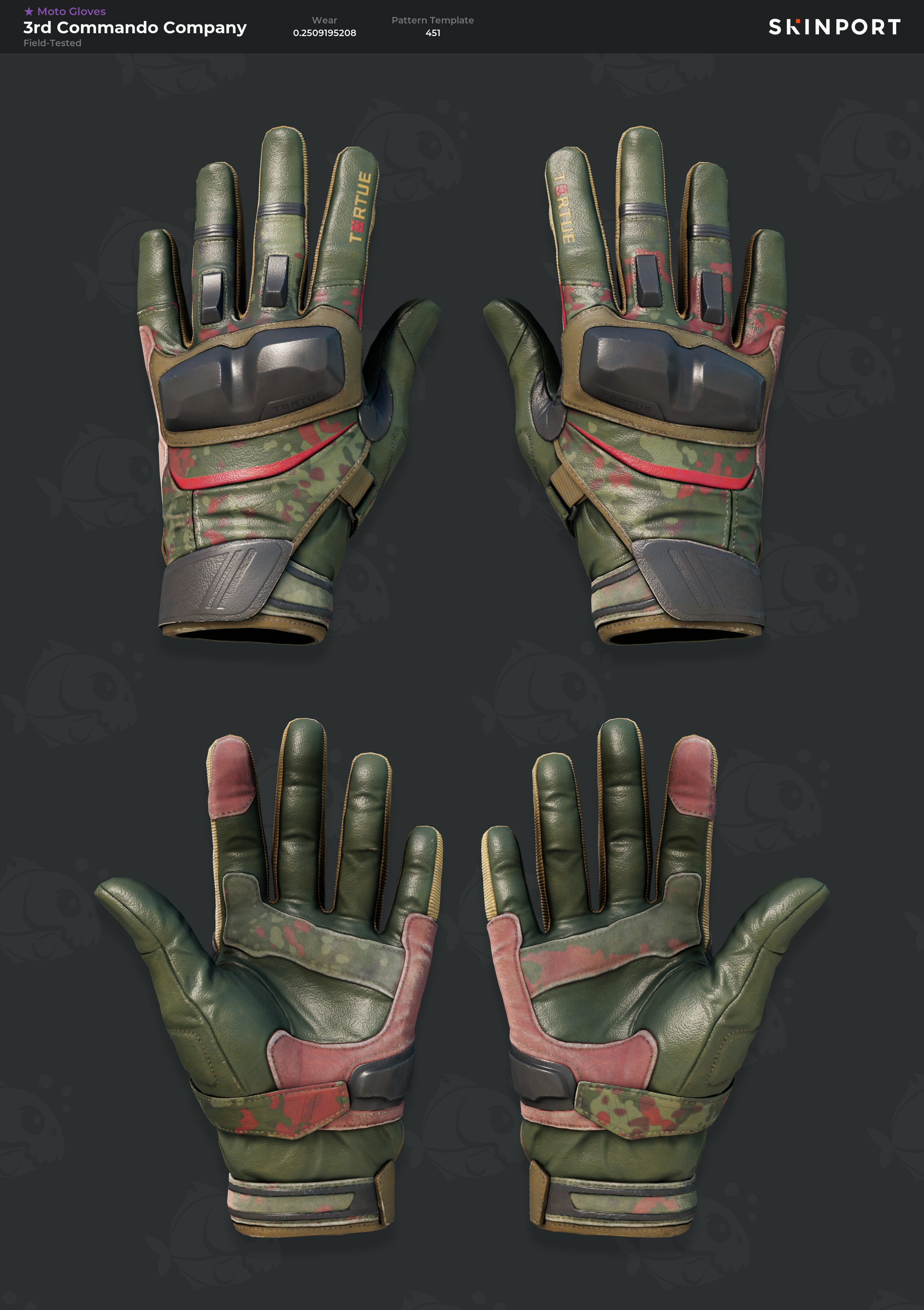 Deviantart Commando Moto Gloves | 3rd Commando Company (Field-Tested) - Counter-Strike 2 ...