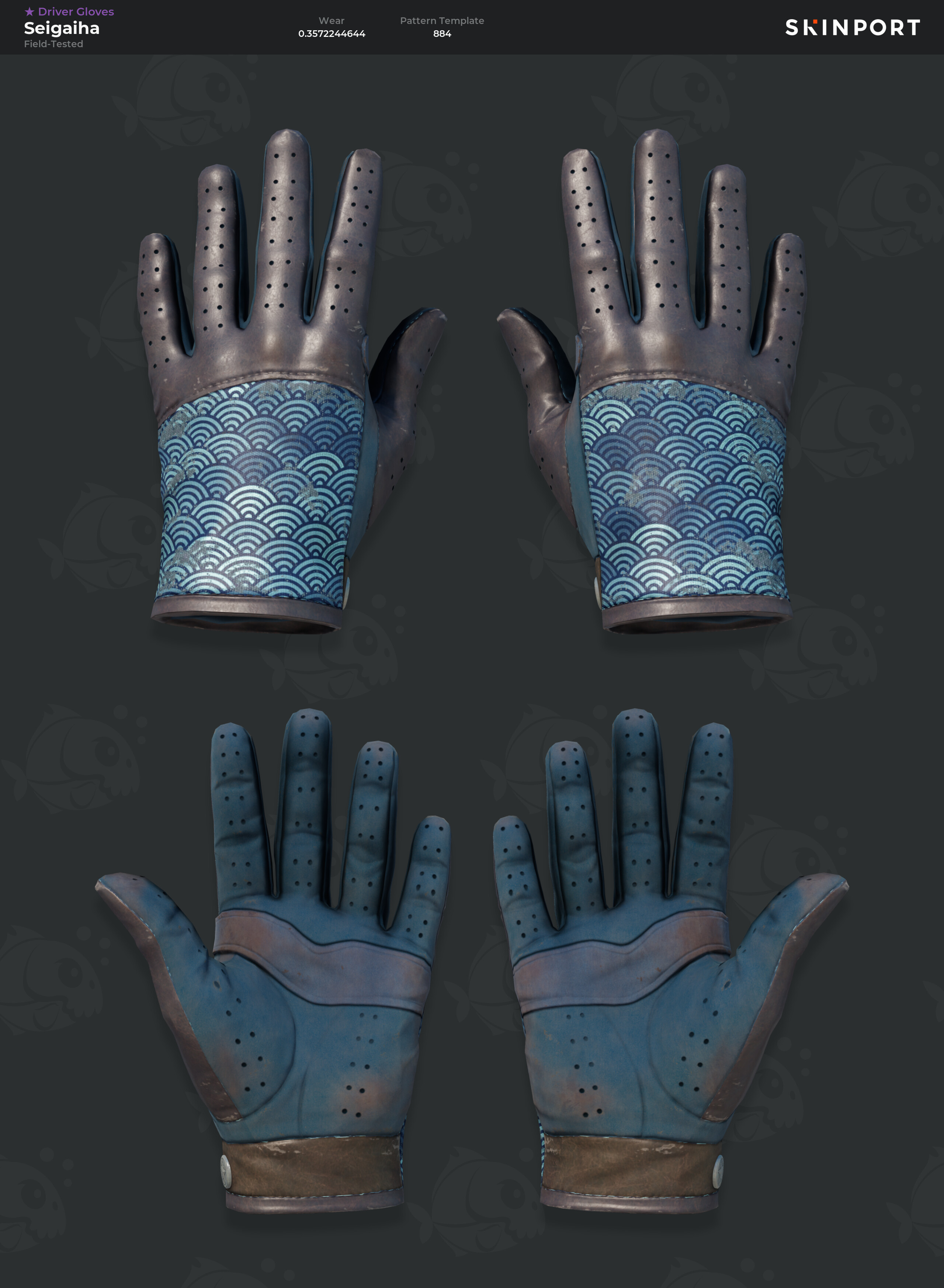 Driver Gloves | Seigaiha (Field-Tested) - Counter-Strike 2 - Skinport