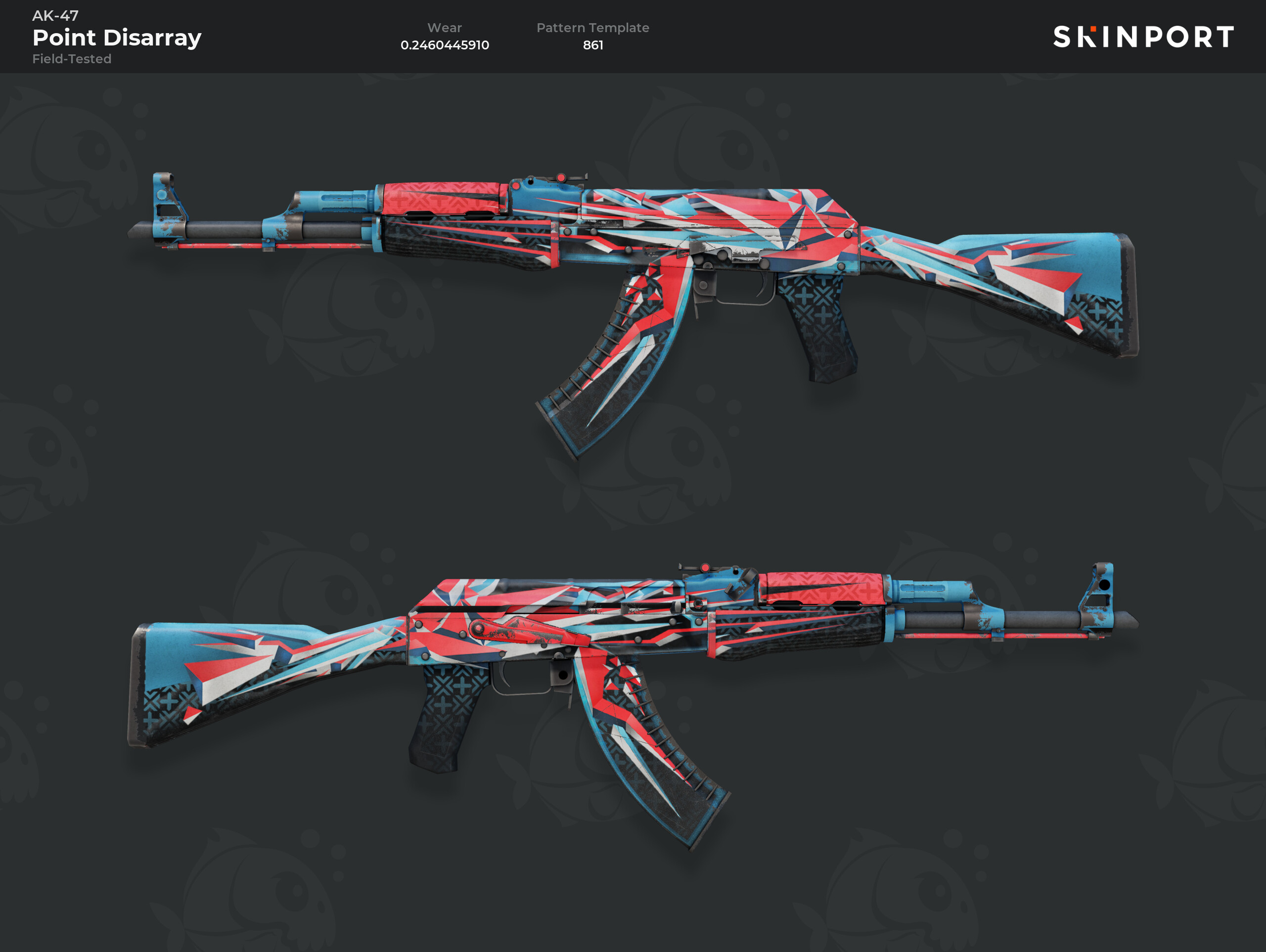 AK-47 | Point Disarray (Field-Tested) - Counter-Strike 2 - Skinport