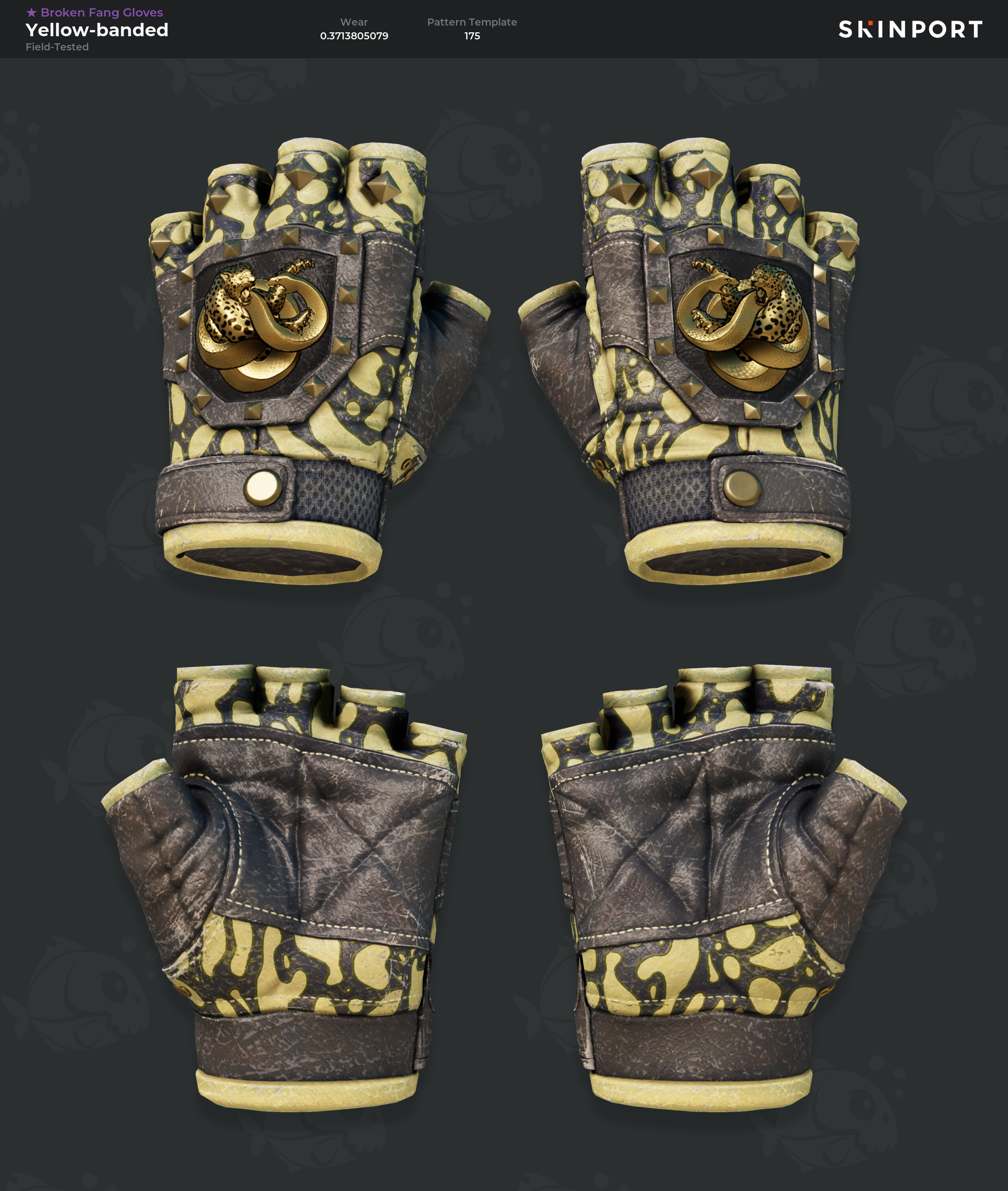 Broken Fang Gloves | Yellow-banded (Field-Tested) - Counter-Strike 2 ...