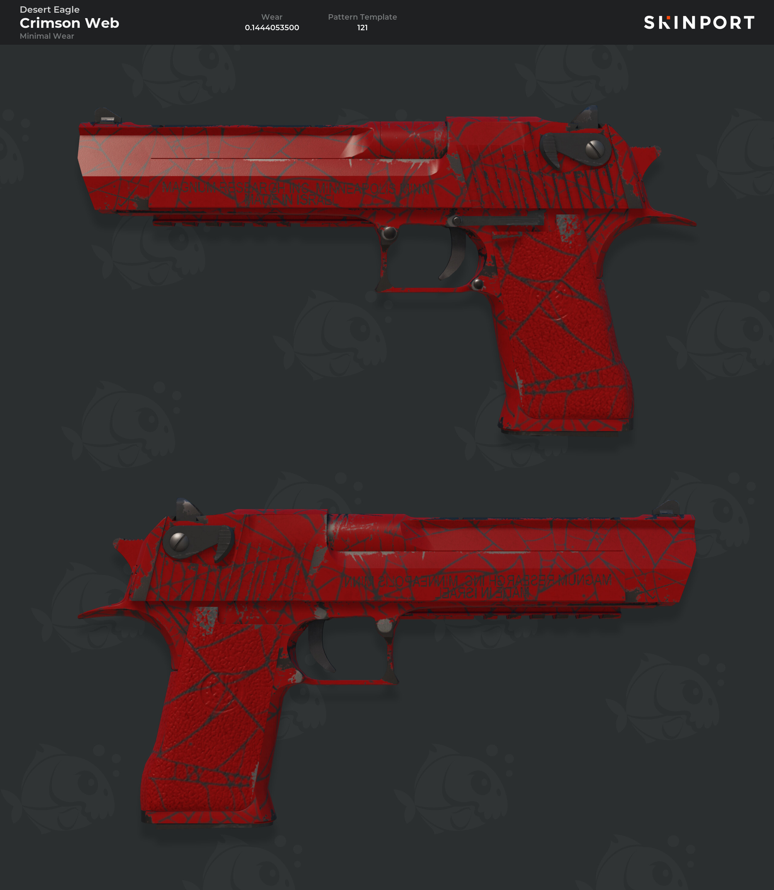 Desert Eagle | Crimson Web (Minimal Wear) - Counter-Strike 2 - Skinport