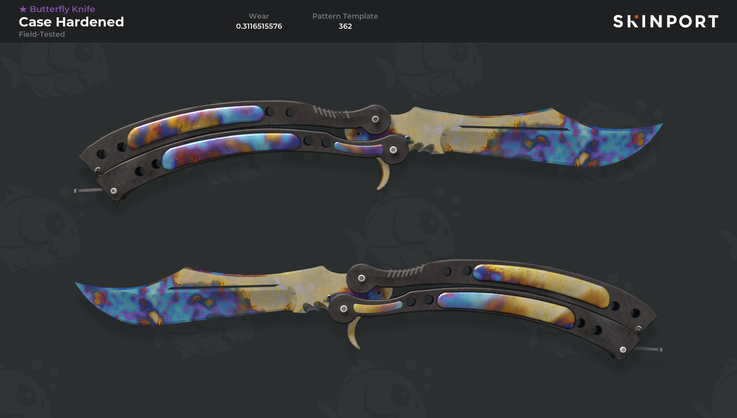 Butterfly Knife | Case Hardened (Field-Tested) - Counter-Strike 2 ...