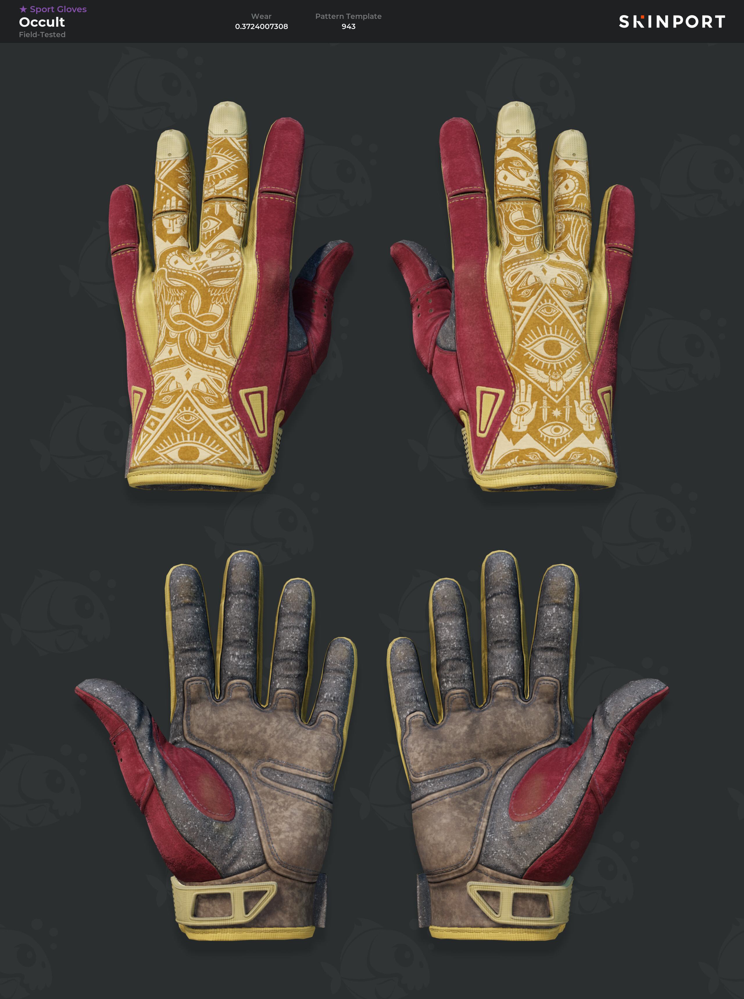 Sport Gloves | Occult (Field-Tested) - Counter-Strike 2 - Skinport