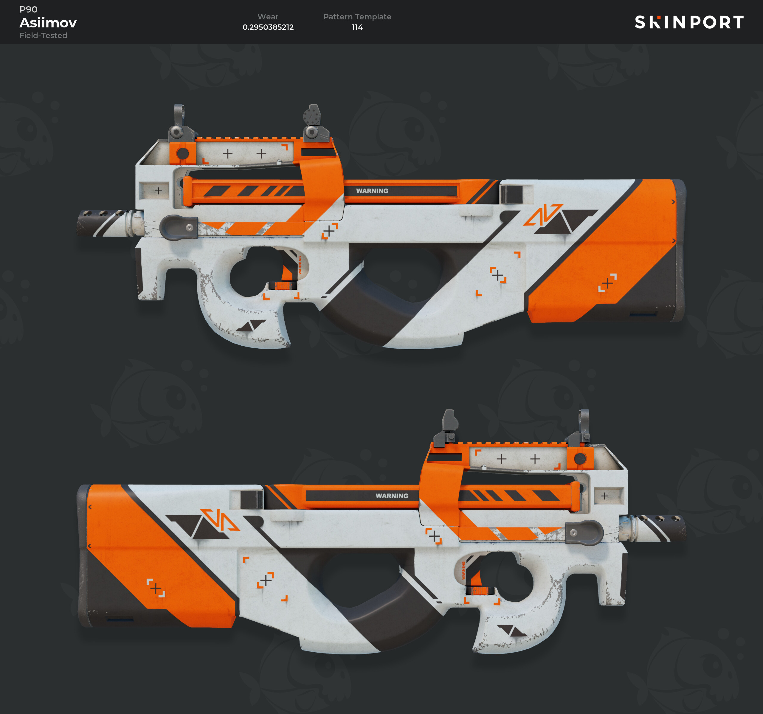 P90 | Asiimov (Field-Tested) - Counter-Strike 2 - Skinport