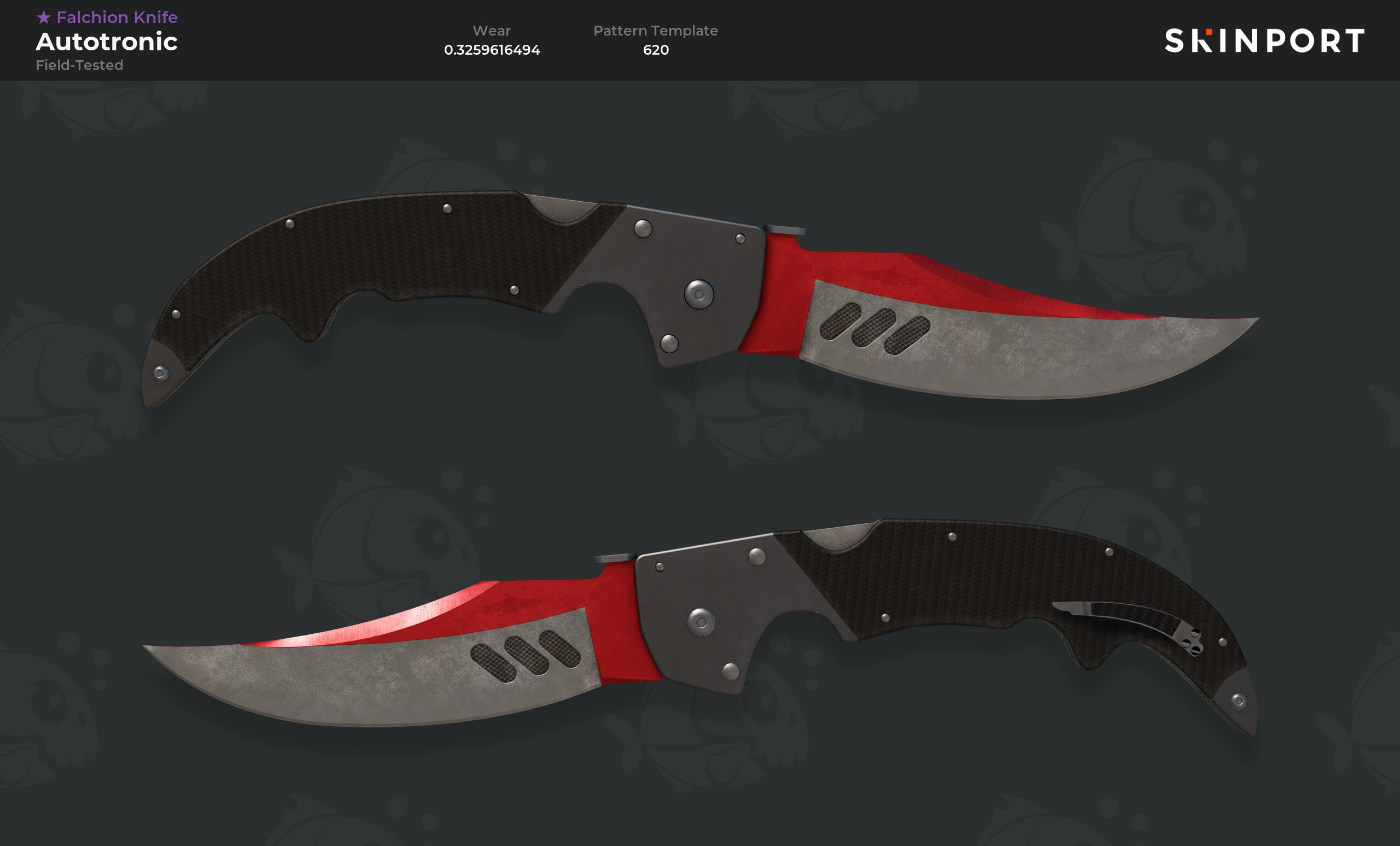Falchion Knife | Autotronic (Field-Tested) - Counter-Strike 2 - Skinport