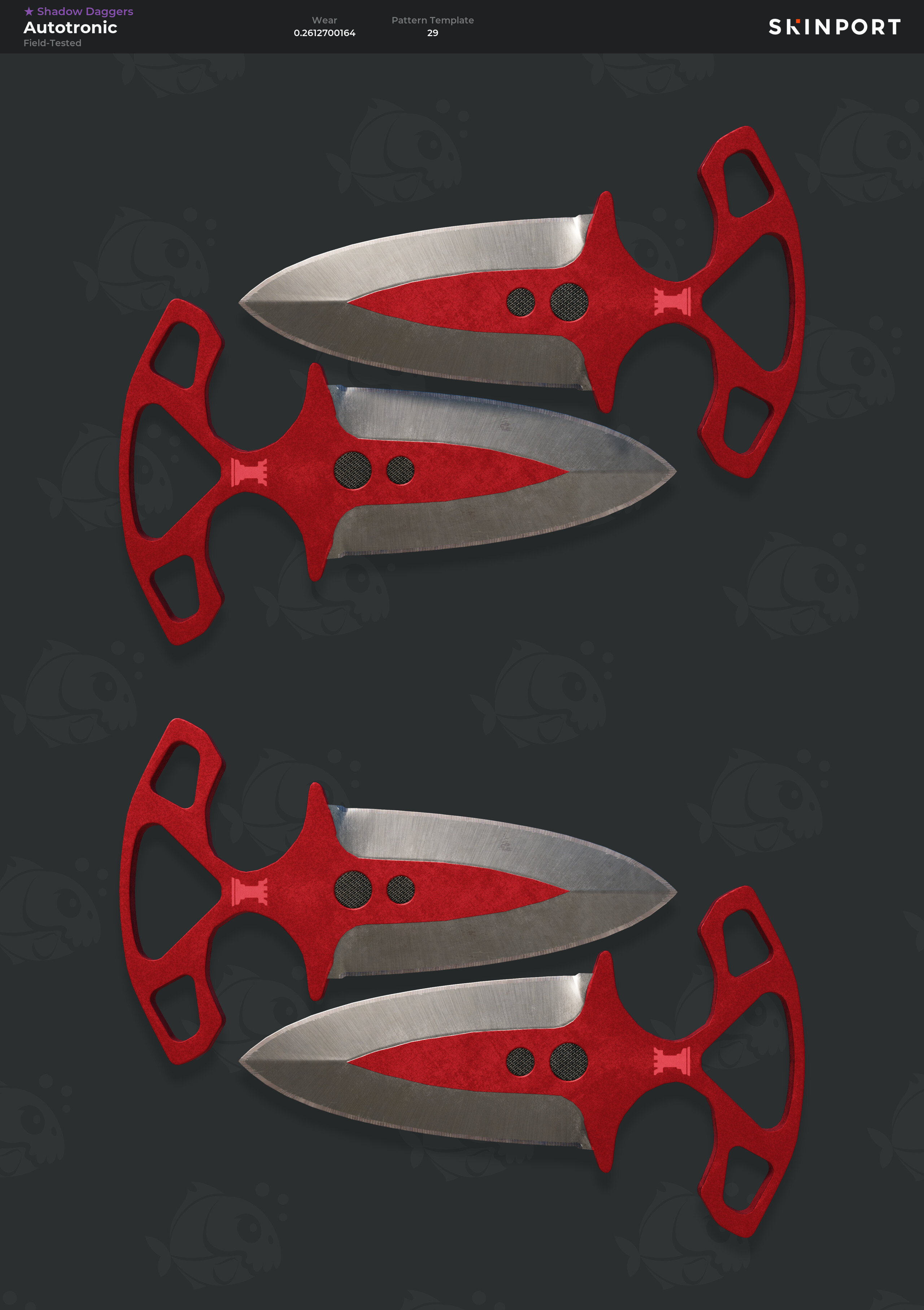 Shadow Daggers | Autotronic (Field-Tested) - Counter-Strike 2 - Skinport