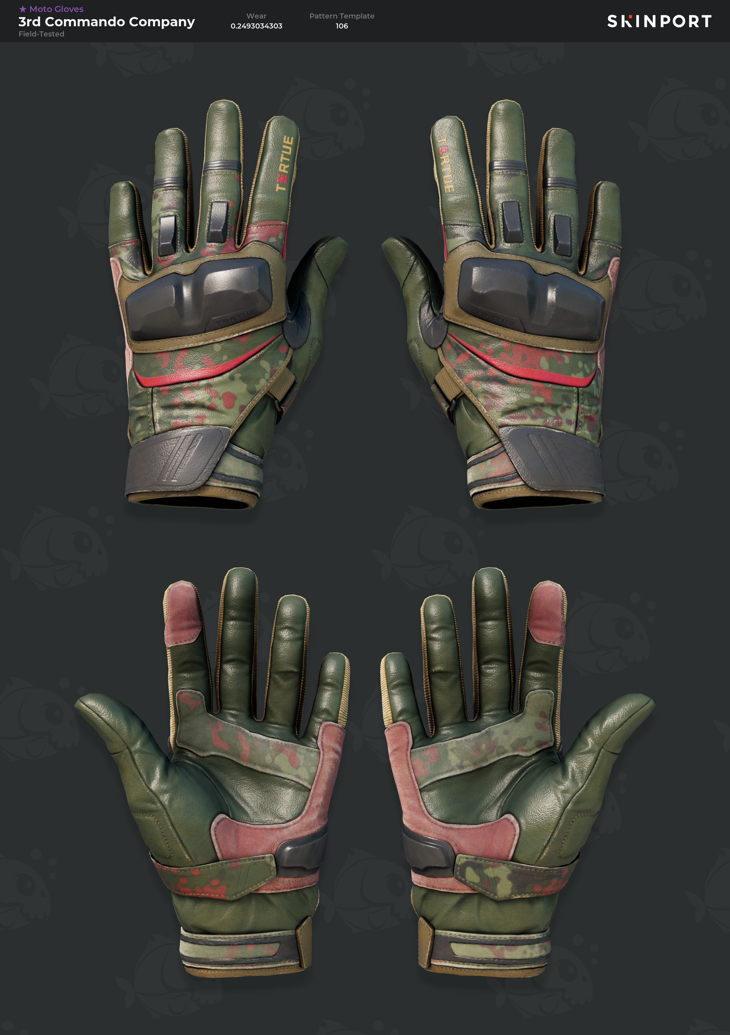 Moto Gloves | 3rd Commando Company (Field-Tested) - Counter-Strike 2 ...