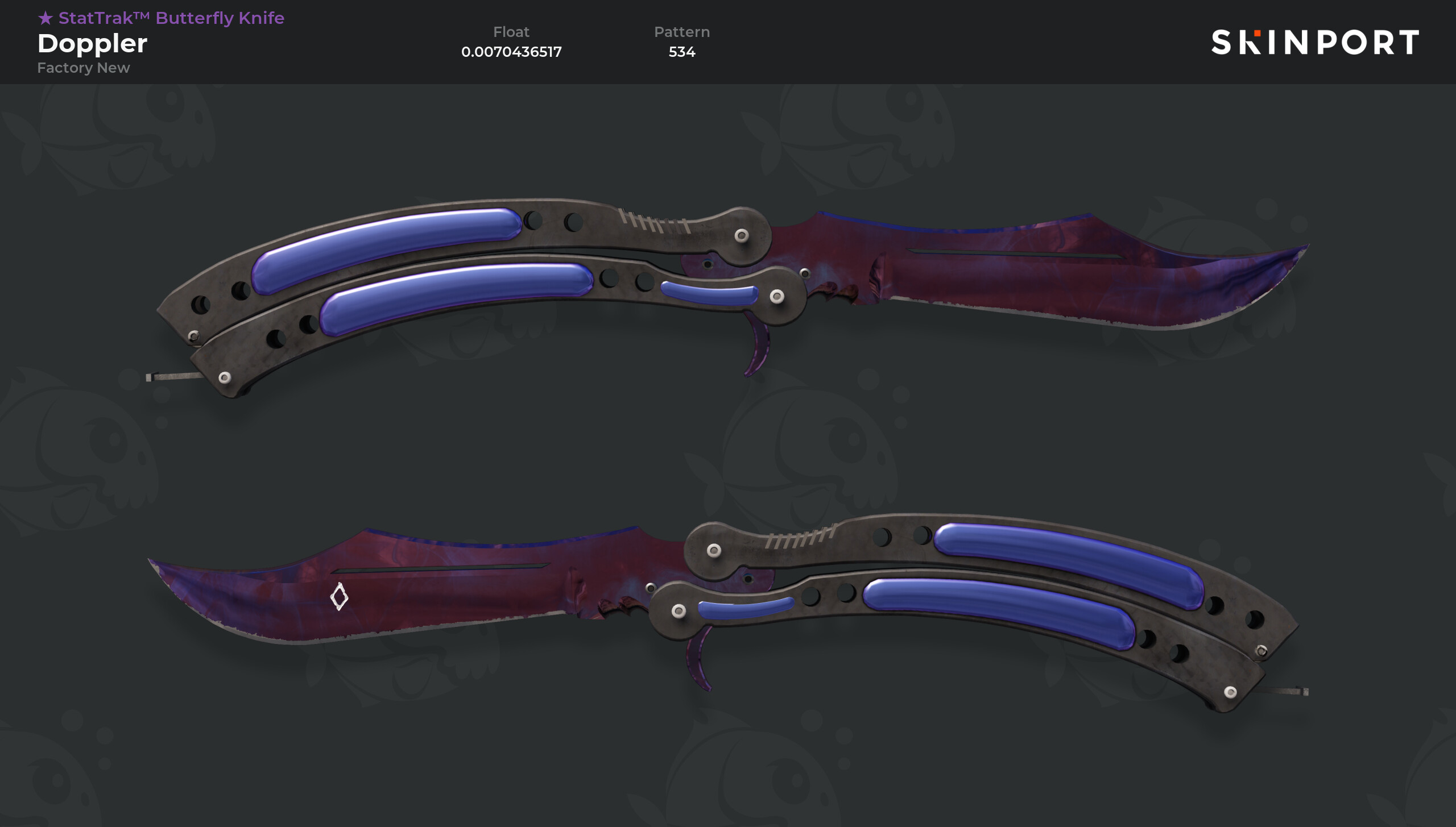 Stattrak Butterfly Knife Doppler Factory New