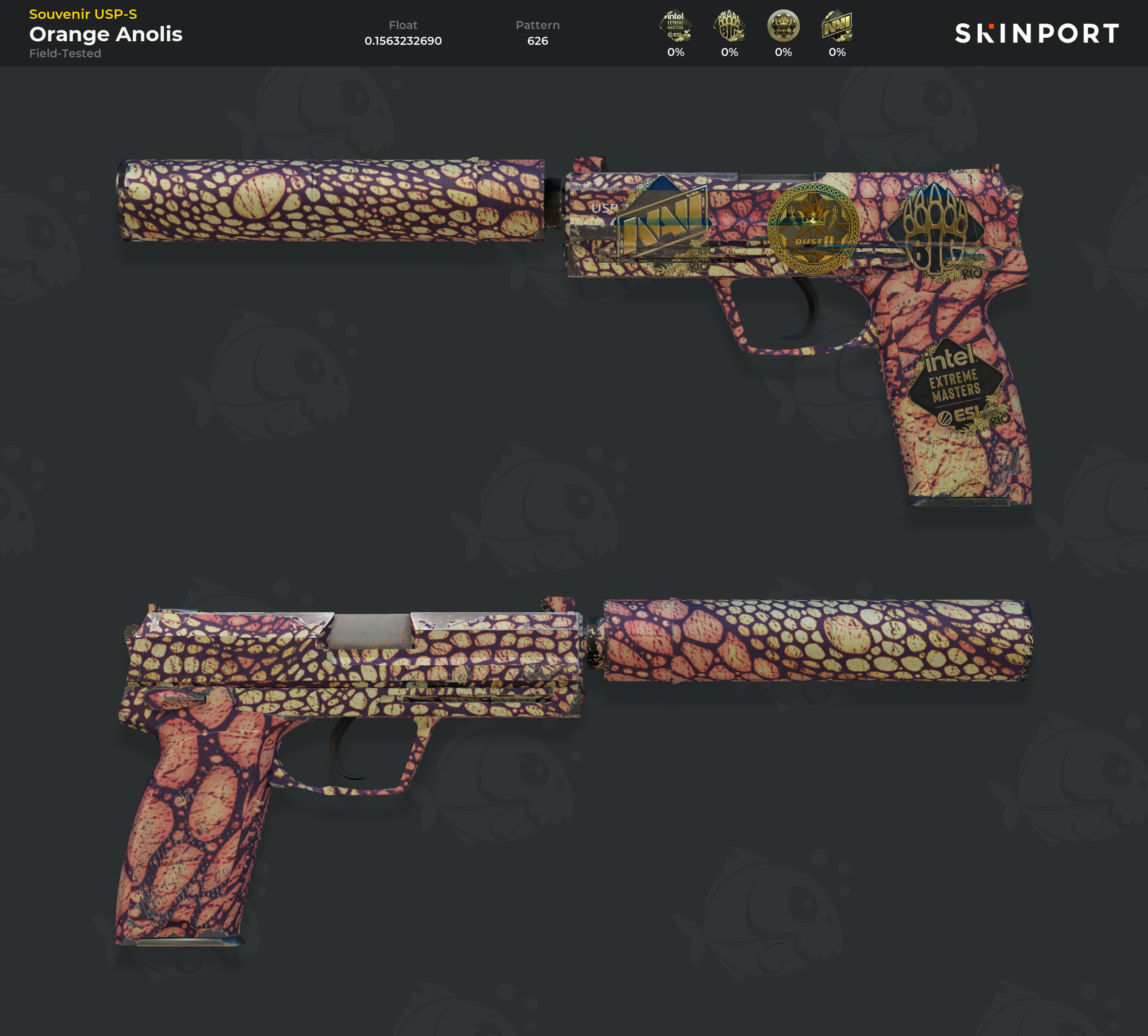 Купить Souvenir USPS Orange Anolis (FieldTested) цена 9.8 USD