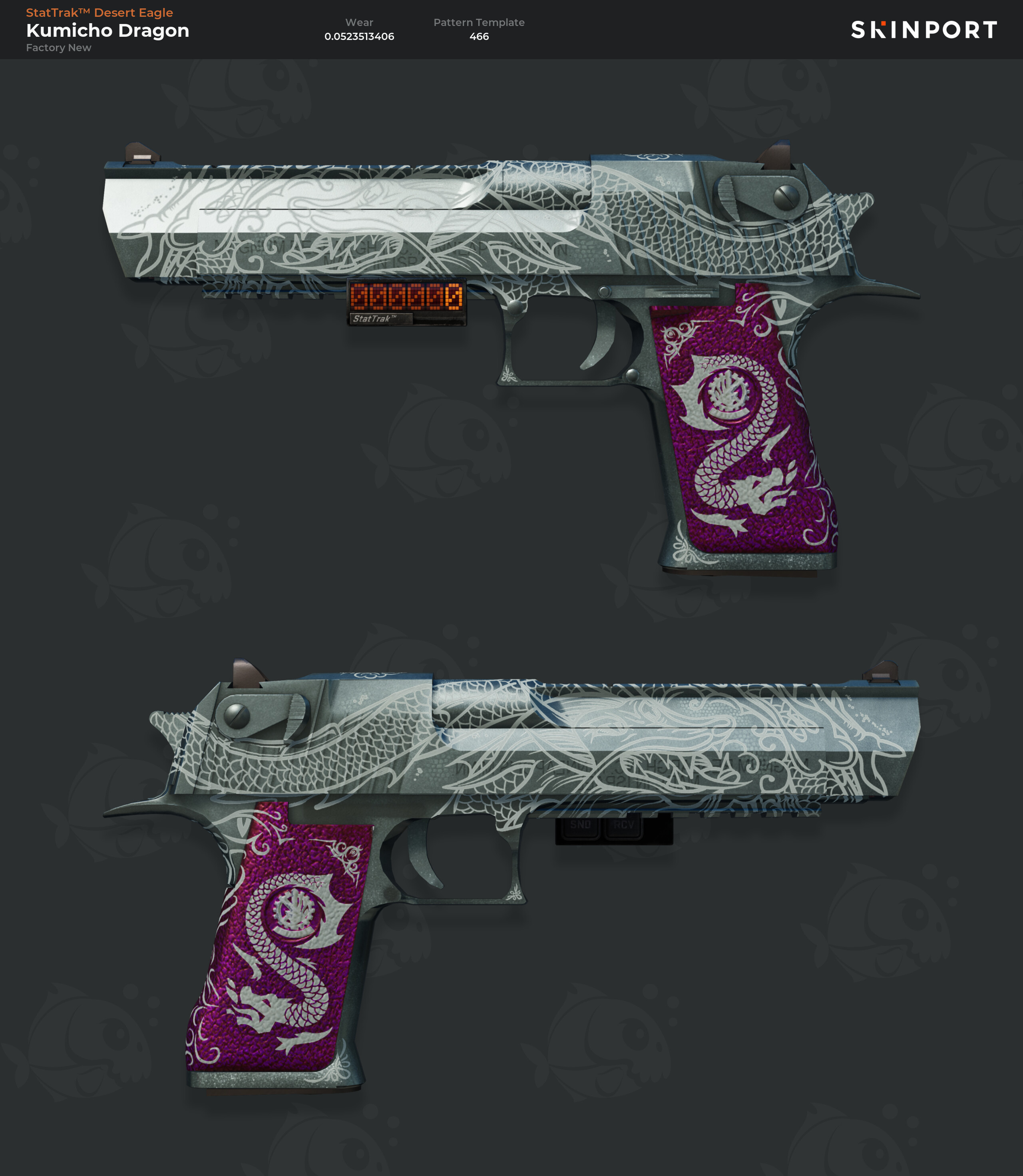 Stattrak Desert Eagle Kumicho Dragon Factory New